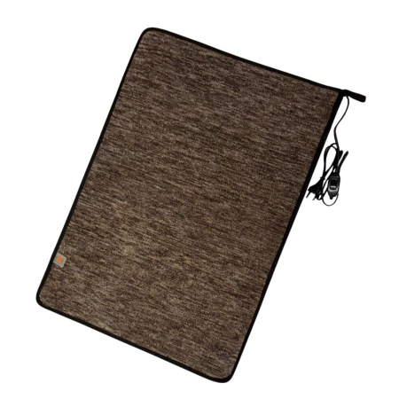 Електричний KulumOk 100х50 коричневий з підігрівом